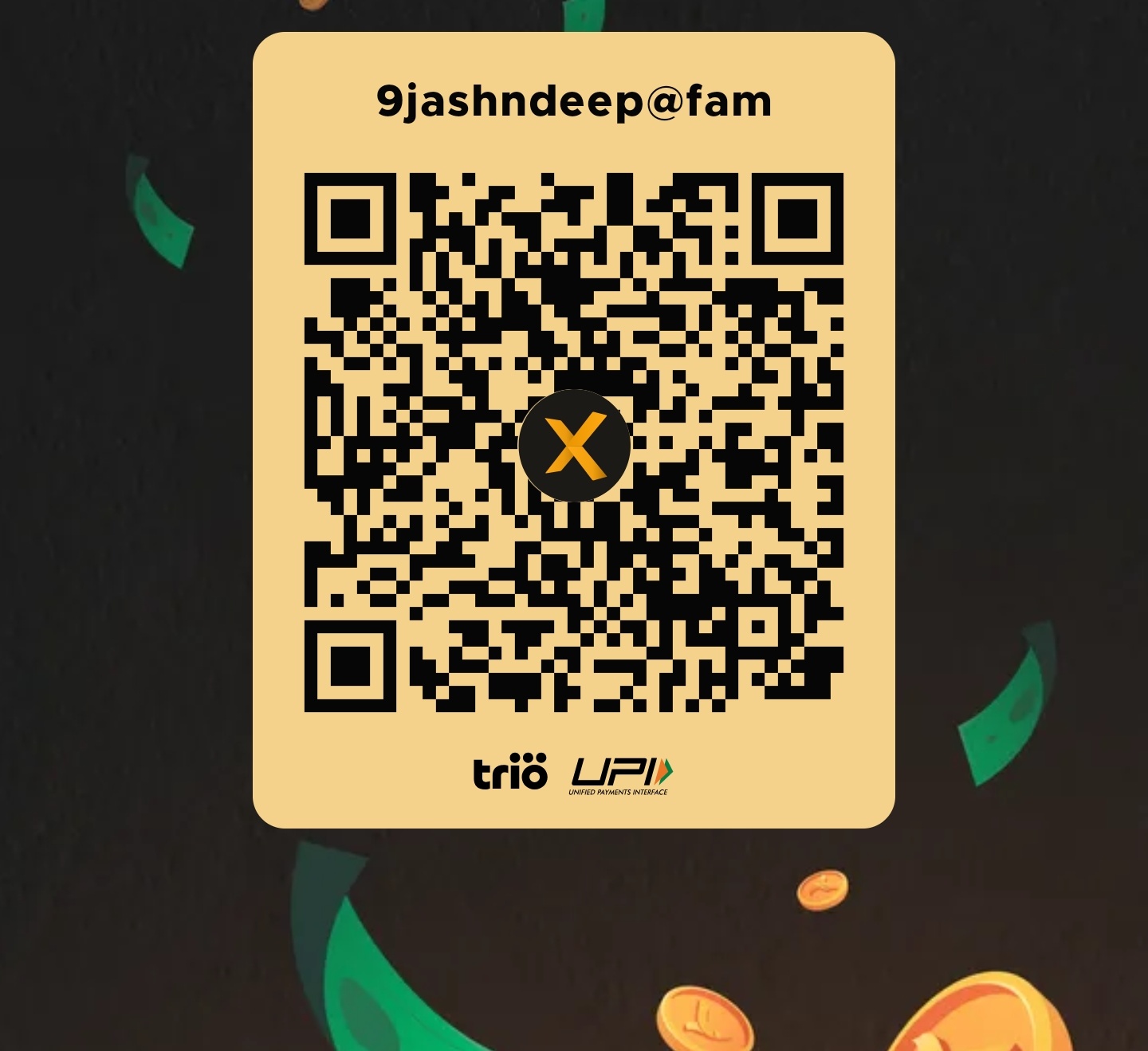 UPI payment QR code